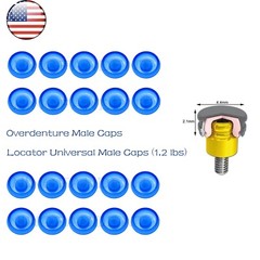 US Dental Overdenture Abutment Retention Cap Locator male processing Inserts Set