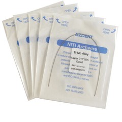 Dental Ortho TMA Titanium Molybdenum Alloy Arch Wires 19*25/17*25 Upper/Lower