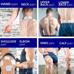 Roscoe Medical Ems And Tens Unit Muscle Stimulator 48 Pack Of Electrodes