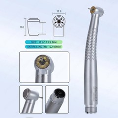 NSK Style 5 Light LED E-Generator Dental High Speed Fiber Optic Handpiece 2/4H