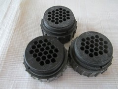 TE CONNECTIVITY 206837-1 CIRCULAR POWER CONNECTOR 24 POSITION LOT OF 3