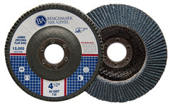 10 Pack 4.5” x 7/8″ Jumbo 60 Grit Zirconia Flap Disc Grinding Wheels T29