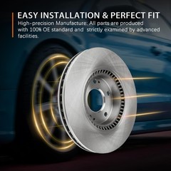 11.65″ Front 10.63″ Rear Brake Rotors for Chevy HHR Cobalt Malibu 2004-2012