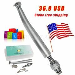 USPS 5 Yabang Dental High Speed Handpiece with 4 Holes Quick Coupler Swivel