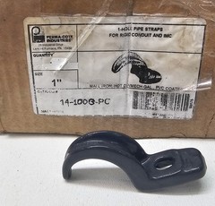 Perma-Cote 1″ PVC Coated Malleable HDG One Hole Conduit Pipe Strap ~ NEW