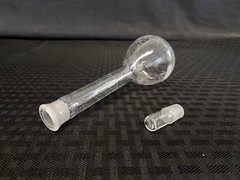 (12) PYREX Glass Class A 100mL TC Volumetric Flask w/ #13 Stopper 5640 5680