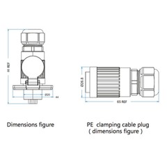 CNLINKO 2 Pin Power Connector Male Plug & Female Socket Waterproof Outdoor IP67