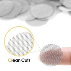 120 PCS 3/8 Inch Stainless Steel Pipe Screens, 0.375 Metal Mesh 9.5mm