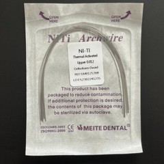 25 Packs Dental Orthodontic Thermal Activated Niti Round Arch Wires Ovoid Form