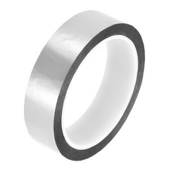 Silver Tone Metalized Tape 1 Inch x 55 Yards Decoration Tape for DIY