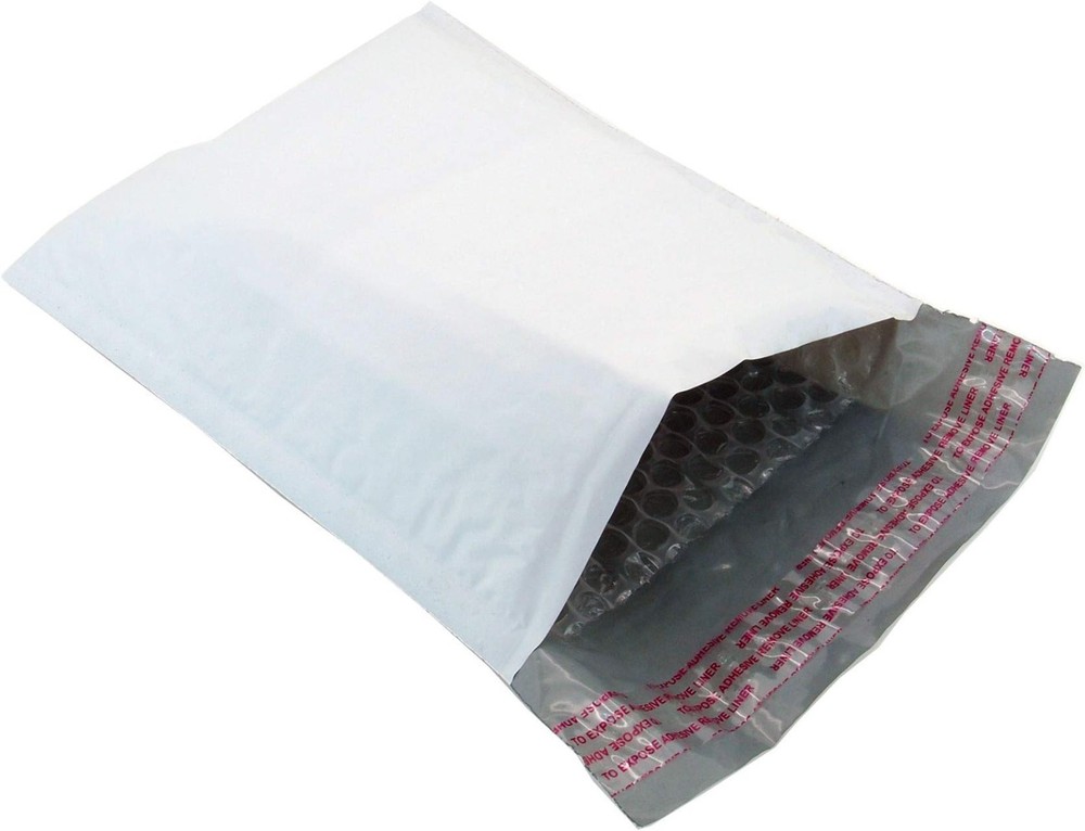 25/50/100/200/500 Poly Bubble Mailers Padded Envelope Shipping Bags All Sizes US