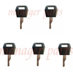 5x Ignition key # D250 A77313 6693241 6709527 For Bobcat Terex, Ditch Witch