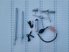 Sigmoidoscope Set & Proctoscope Anoscope & Tube Obturator Surgical Sigmoidoscopy
