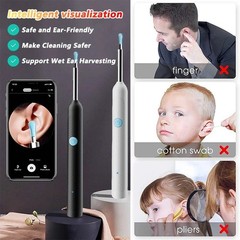 LED Ear Wax Cleaner Ear Camera Otoscope with Light Cleaner Removal Kit-Gift