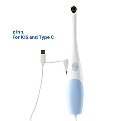 13MP Auto Dental Camera Endoscope 105°FOV w/ Sheath iOS Windows UVC 8 LED light
