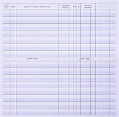 24PCS Check Registers For Personal Checkbook, Easy To Read Checkbook Register