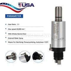 Dental slow low Speed Handpiece Air Motor 4 Holes E-Type ASKEADNT FX