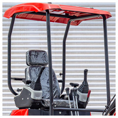 TYRANT 17 Mini Excavator Kubota D902 Engine Side Swing with 12 attachments