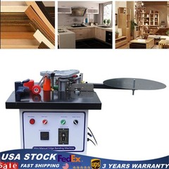 Woodworking Edge Bander Machine Self Cutting Double Gluing Edge Banding Machine