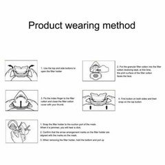Silicone Half Face Gas Mask Paint Spray Chemical Respirator Reusable 95% Filter