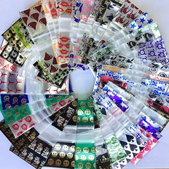 BaggiesSince1987 – 12510-S Design Zip Bags Metallic 50DSN MIX 100PCS READ DETAIL