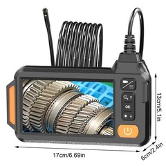 Dual Lens Endoscope Camera with Light 1080P HD Borescope, IP67 Waterproof Camera