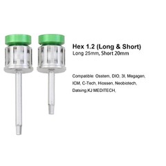 Dental Implant Screwdriver 1.25 1.2 Hex Driver Hand 3i Astra Zimmer Universal