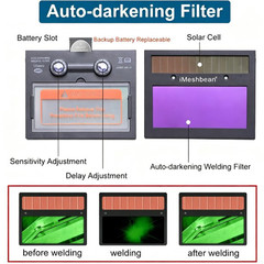 NEW Pro Auto Darkening Welding Helmet Arc Tig mig Grinding Welders Mask Solar