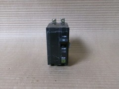 SQUARE D QHB230 2 Pole 30 Amp 120/240V Circuit Breaker Black AK