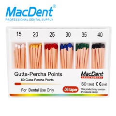 Dental Endo Gutta Percha Points/Absorbent Paper Points Taper 0.02/0.04/0.06