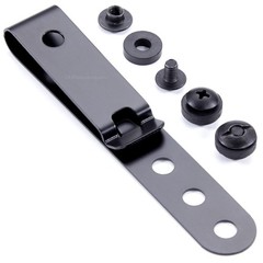 HolsterSmith Universal Metal Belt Clip for Holster Making – (Model 5) – (3-Ho