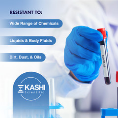 Kashi Scientific Medical Exam Nitrile Gloves, Powder & Latex Free – XS/S/M/L/XL