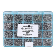 1000pcs Dental Orthodontic Mini Brackets MBT/Roth.022 Hooks345 Braces Monoblock