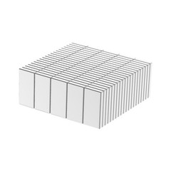 N52 Block Magnets – 1/2″ L x 1/4″ W x 1/16″ H – 100 Pack, Powerful Small Rare…