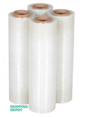 4 Rolls 18″ x 1500FT Pallet Wrap Stretch Film Shrink Hand Wrap 1500′ Heavy Duty!