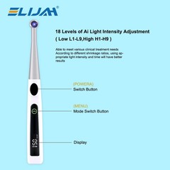Dental Cordless LED Light Cure Lamp Metal Head 1S LED Curing Light 360° 4 Modes