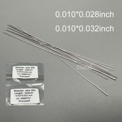 Dental Lingual Twist Retainer Flat Twisted Straight Flat Twisted Wires Stainless