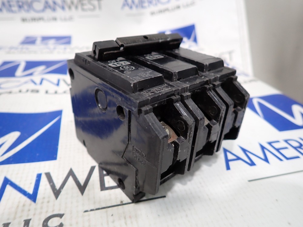 GE General Electric THQL32015 15 amp 3 pole plug in breaker 240 volt THQL chip