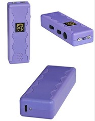 3 N 1 (STUN, ALARM, FLASHLIGHT) WOMEN Self Defense 4 ” Rechargeable STUN GUN