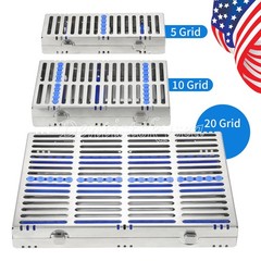 Dental Sterilization Cassette Rack Autoclavable Stainless Steel 135°C 5/10/20
