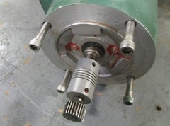 Lightnin Baldor 35S705-0084G1 1/3 HP, 3 PH, 1725 RPM, 56C Frame Mixer Motor Used