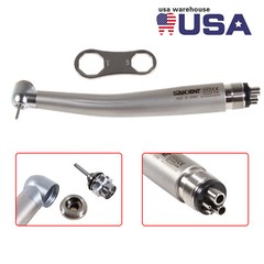 1-10Pcs USA Dental High Speed Handpiece Turbine 4 Hole Push Button STNABM