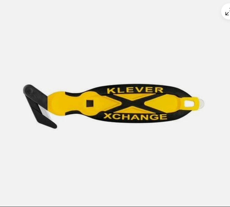 KLEVER CUTTER ~ X-CHANGE ~ SAFETY CUTTER ~ BOX CUTTER ~ REPLACEABLE BLADE ~ NEW