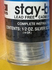 Harris Stay Brite Silver Bearing Solder 1/2 Oz Silver Solder 1/2 Oz Flux NOS