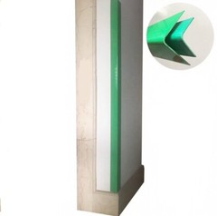 PVC Plastic Corner Protector 90 Degree Angle Edge Guard for Wall Stairs 47 in