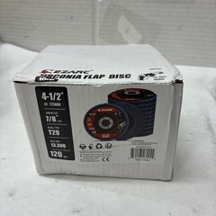 Durable Type 29 Flap Disc, 4 1/2 Inch, 10 PCS for Angle Grinders with 13,300 RPM
