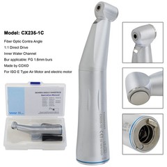COXO Dental 1:5 High Speed Electric Handpiece 1:1 Contra Angle Fiber Optic NSK