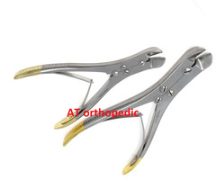 2PCS TC Pin & Wire Cutters Double Action Orthopedic Instruments Tungsten Carbide
