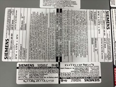 Siemens P1X30MC400CT 400A 208Y/120V Panel Board Interior with 60A Breakers
