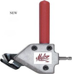Malco TS1 Turbo Shear 20 Gauge Capacity Sheet Metal Cutting Attachment, NEW